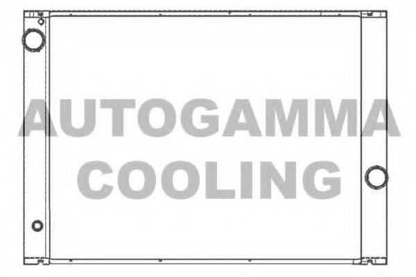 AUTOGAMMA 105531 Радіатор, охолодження двигуна