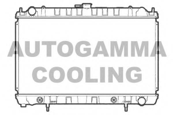 AUTOGAMMA 105572 Радіатор, охолодження двигуна