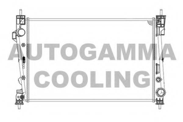 AUTOGAMMA 105602 Радіатор, охолодження двигуна