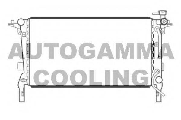 AUTOGAMMA 105737 Радіатор, охолодження двигуна