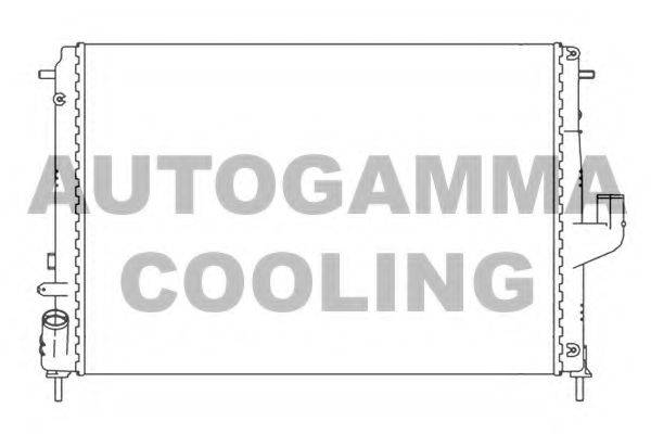 AUTOGAMMA 105782 Радіатор, охолодження двигуна