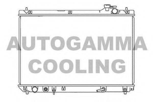 AUTOGAMMA 105809 Радіатор, охолодження двигуна