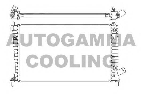 AUTOGAMMA 107051 Радіатор, охолодження двигуна