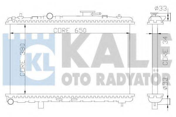 KALE OTO RADYATOR 369200 Радіатор, охолодження двигуна