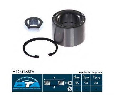 BTA H1C018BTA Комплект підшипника маточини колеса