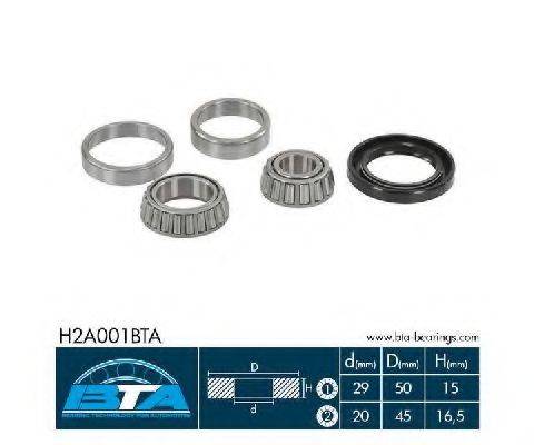 BTA H2A001BTA Комплект підшипника маточини колеса