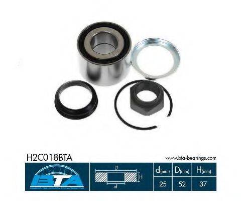 BTA H2C018BTA Комплект підшипника маточини колеса