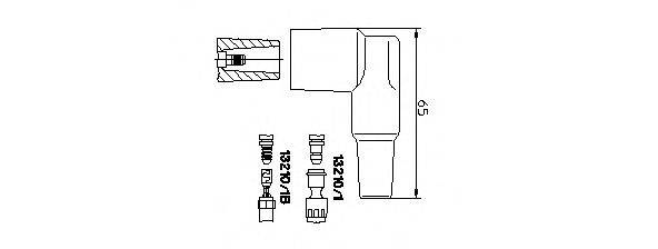 BREMI 132101 Виделка, розподільник запалювання; Виделка, котушка запалювання