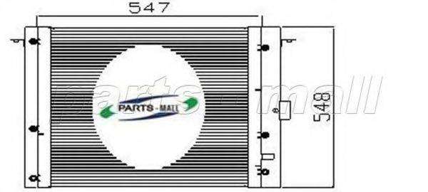 PARTS-MALL PXNC7001 Конденсатор, кондиціонер