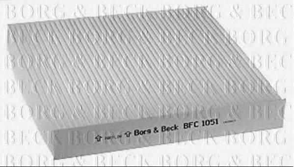 BORG & BECK BFC1051 Фільтр, повітря у внутрішньому просторі