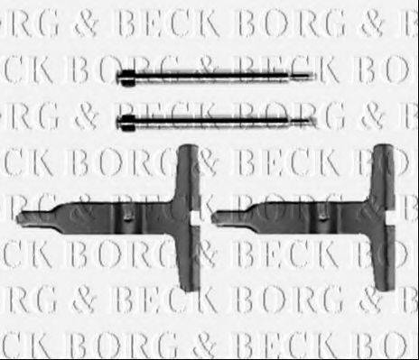 BORG & BECK BBK1401 Комплектуючі, колодки дискового гальма