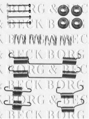 BORG & BECK BBK6199 Комплектуючі, колодки дискового гальма