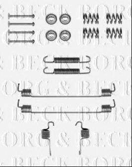 BORG & BECK BBK6219 Комплектуючі, колодки дискового гальма