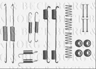 BORG & BECK BBK6239 Комплектуючі, колодки дискового гальма