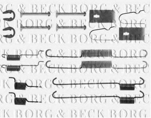 BORG & BECK BBK6274 Комплектуючі, колодки дискового гальма