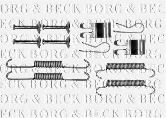 BORG & BECK BBK6307 Комплектуючі, колодки дискового гальма