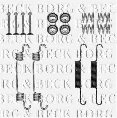BORG & BECK BBK6318 Комплектуючі, колодки дискового гальма