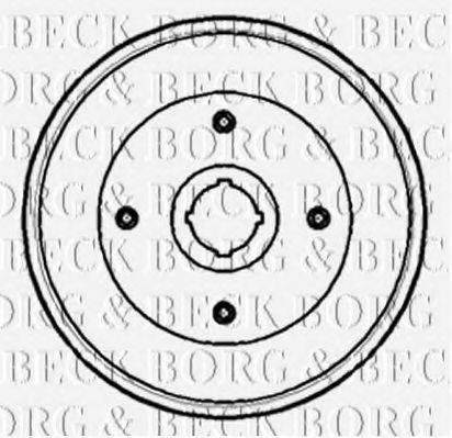 BORG & BECK BBR7103 Гальмівний барабан