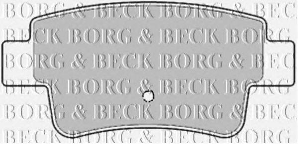 BORG & BECK BBP1946 Комплект гальмівних колодок, дискове гальмо