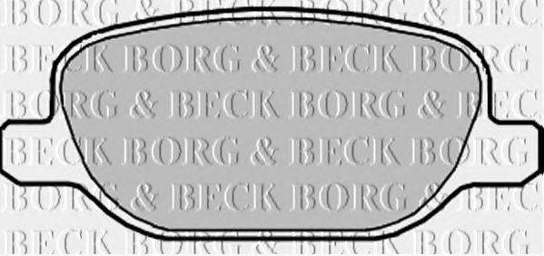 BORG & BECK BBP1978 Комплект гальмівних колодок, дискове гальмо