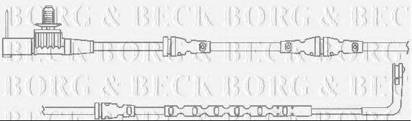 BORG & BECK BWL3118 Сигналізатор, знос гальмівних колодок