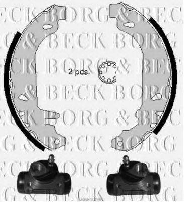 BORG & BECK BBS1009K Комплект гальмівних колодок