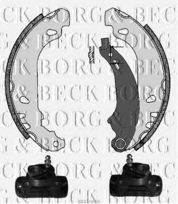 BORG & BECK BBS1062K Комплект гальмівних колодок