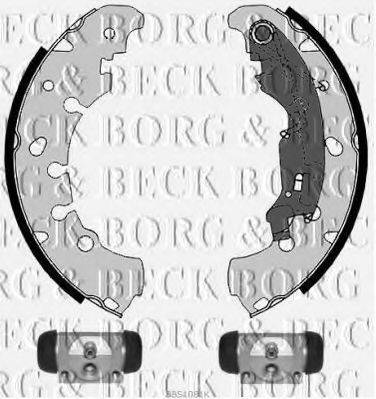 BORG & BECK BBS1081K Комплект гальмівних колодок