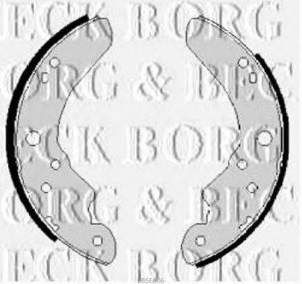 BORG & BECK BBS6006 Комплект гальмівних колодок