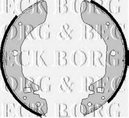BORG & BECK BBS6126 Комплект гальмівних колодок