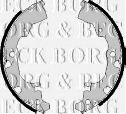 BORG & BECK BBS6144 Комплект гальмівних колодок