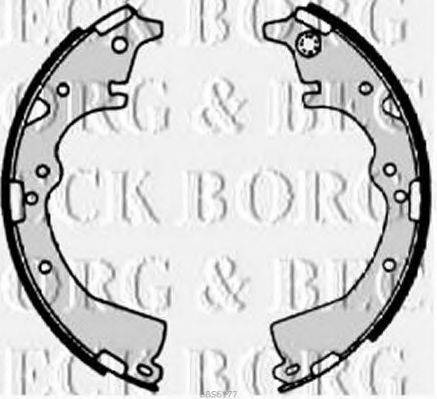 BORG & BECK BBS6177 Комплект гальмівних колодок