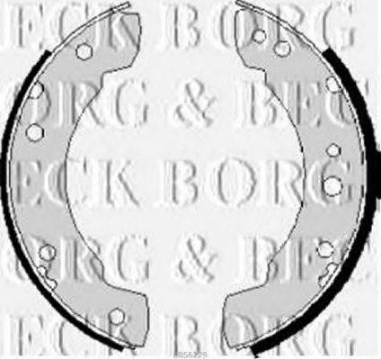 BORG & BECK BBS6229 Комплект гальмівних колодок