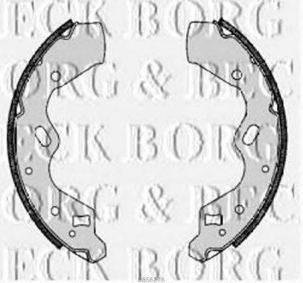 BORG & BECK BBS6276 Комплект гальмівних колодок