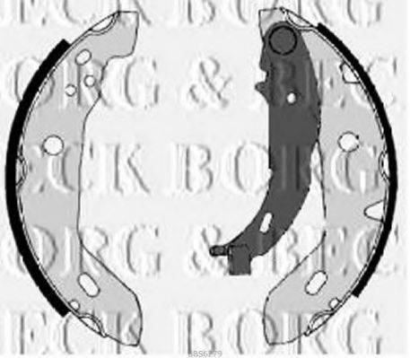 BORG & BECK BBS6279 Комплект гальмівних колодок