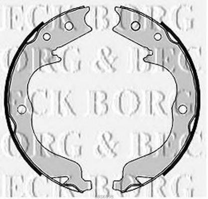 BORG & BECK BBS6398 Комплект гальмівних колодок