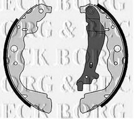 BORG & BECK BBS6399 Комплект гальмівних колодок
