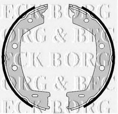 BORG & BECK BBS6405 Комплект гальмівних колодок
