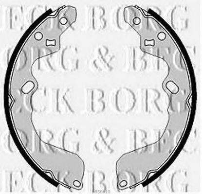 BORG & BECK BBS6410 Комплект гальмівних колодок