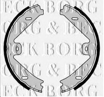BORG & BECK BBS6417 Комплект гальмівних колодок