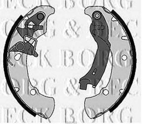 BORG & BECK BBS6418 Комплект гальмівних колодок