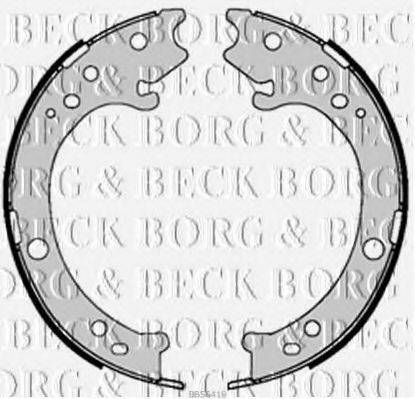 BORG & BECK BBS6419 Комплект гальмівних колодок
