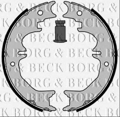 BORG & BECK BBS6462 Комплект гальмівних колодок