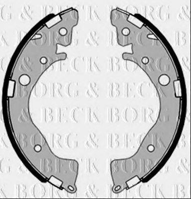 BORG & BECK BBS6469 Комплект гальмівних колодок