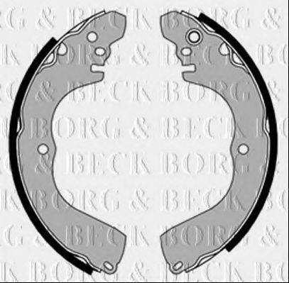 BORG & BECK BBS6484 Комплект гальмівних колодок