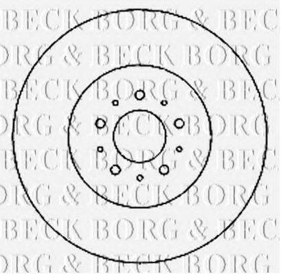 BORG & BECK BBD4680 гальмівний диск