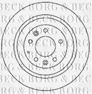 BORG & BECK BBD4773 гальмівний диск