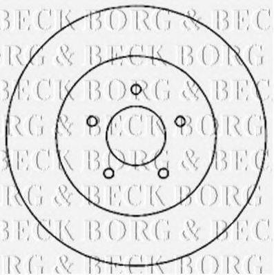 BORG & BECK BBD5146 гальмівний диск