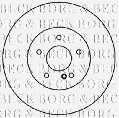 BORG & BECK BBD5179 гальмівний диск