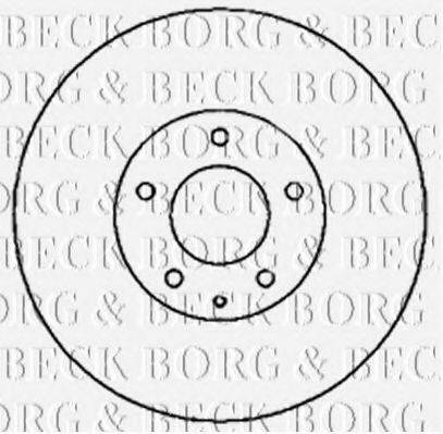 BORG & BECK BBD5181 гальмівний диск